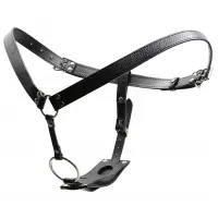 Изображение KISSEXPO Ремень для страпона с анальной и вагинальной втулками