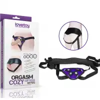 Изображение Lovetoy, Китай Ремень для страпона Orgasm cozy harness series фиолетовый