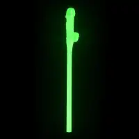 Фото Orion, Германия Трубочки для коктейлей Penis Straws светящиеся в темноте 10 шт.