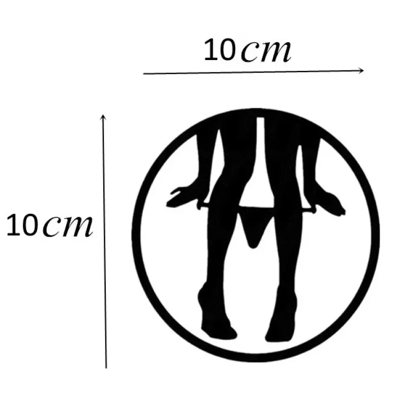 Изображение  Виниловая наклейка на авто черная