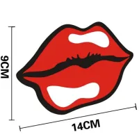 Изображение  Виниловая наклейка на авто Красные губы