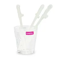 Фото Lovetoy, Китай Трубочки светящиеся в темноте Glow in the Dark Willy Straws