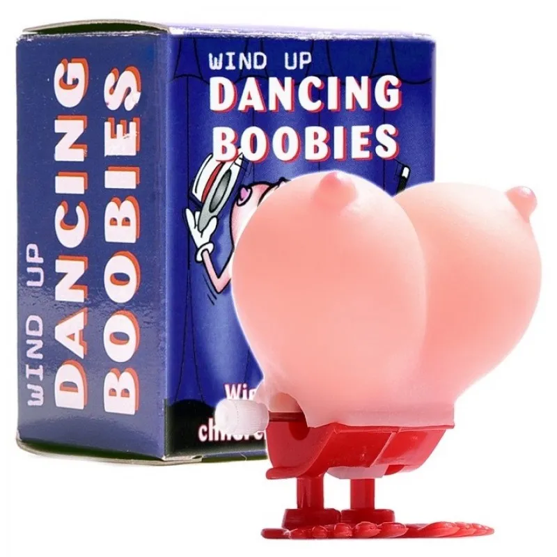 Изображение PipeDream, США Сувенир прыгающая грудь Wind-Up Dancing Boobies
