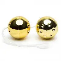 Фото  Вагинальные шарики со смещенным центром тяжести Yam Balls Gold