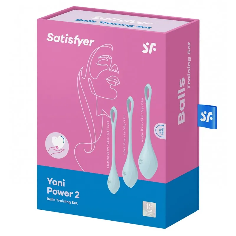 Изображение Satisfyer, Германия Вагинальные шарики Satisfyer Yoni Power 2 голубые
