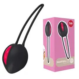 Шарик вагинальный Fun Factory Smartball Uno черно-малиновый