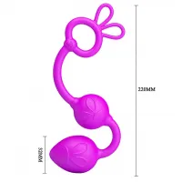 Фото Pretty Love, Китай Анально-вагинальные бусы с двумя звеньями Pretty Love Balls