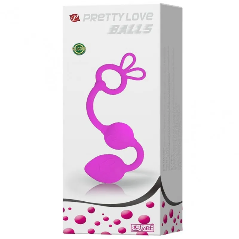 Фото Pretty Love, Китай Анально-вагинальные бусы с двумя звеньями Pretty Love Balls
