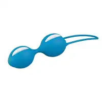 Изображение Fun Factory, Германия Шарики вагинальные Fun Factory Smartballs Teneo Duo голубые