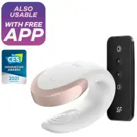 Изображение Satisfyer, Германия Смарт-стимулятор для пар Satisfyer Double Love белый