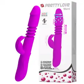 Вибратор Hi-Tech с ротацией Pretty Love Ward