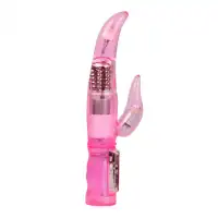 Фото Baile, Китай Вибратор Hi-Tech с ротацией и клиторальным стимулятором Happy Angel