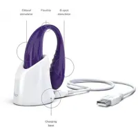 Изображение We-Vibe, Канада Вибромассажер фиолетовый для пар We-Vibe 2 Plus