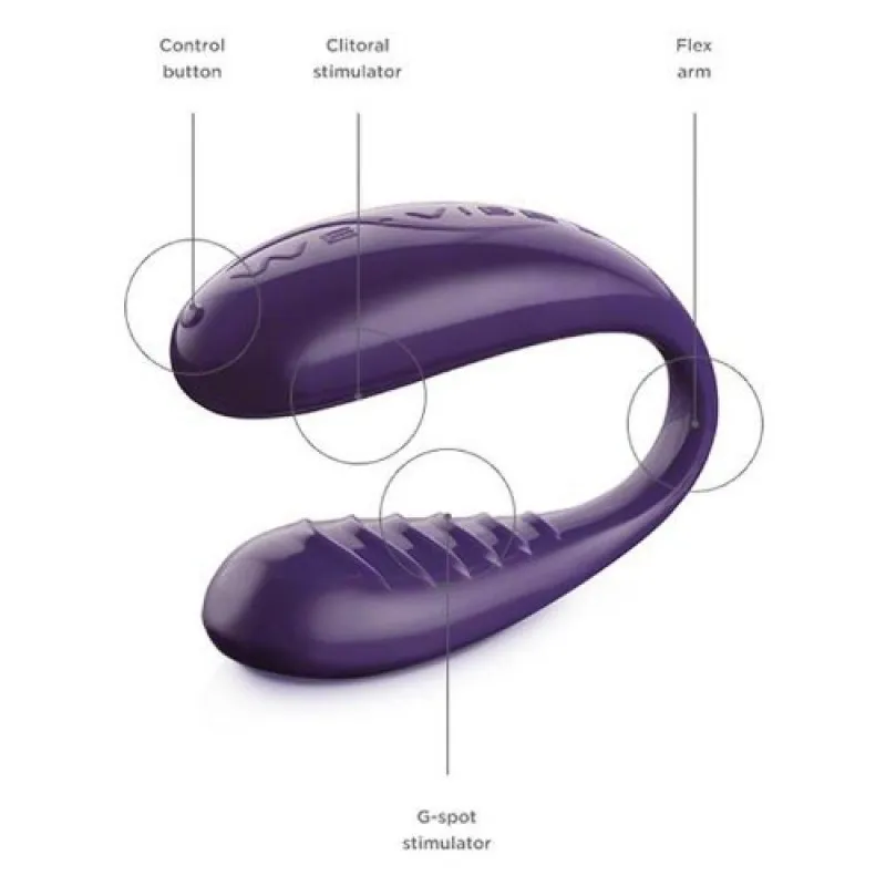 Изображение We-Vibe, Канада Вибромассажер фиолетовый для пар We-Vibe 2 Plus