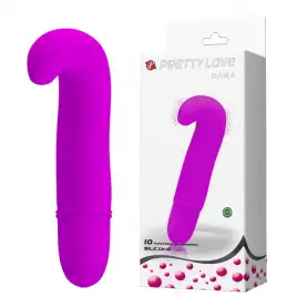 Мини-стимулятор с 10 функциями вибрации Pretty Love Dana