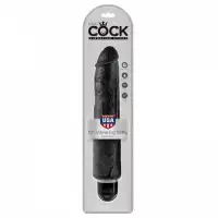 Изображение PipeDream, США Черный вибратор-реалистик 10 Vibrating Stiffy
