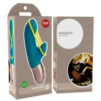 Фото Fun Factory, Германия Мини-вибратор с клиторальной стимуляцией Fun Factory Amorino голубой