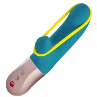 Фото Fun Factory, Германия Мини-вибратор с клиторальной стимуляцией Fun Factory Amorino голубой