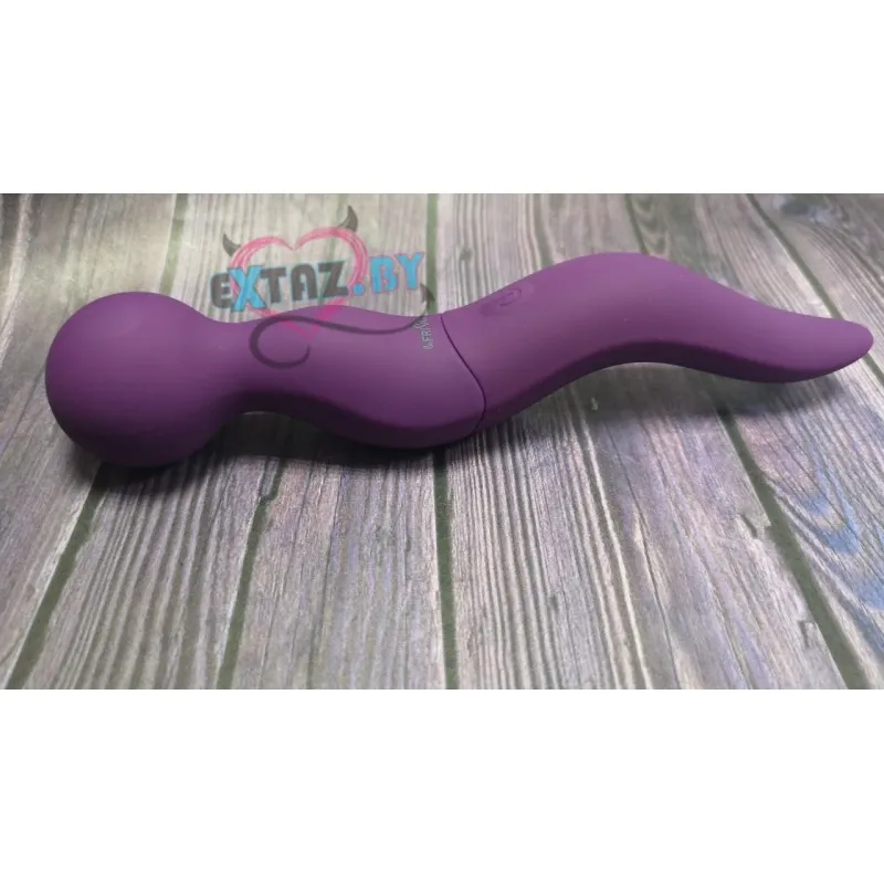 Изображение LE FRIVOLE Мощный вибромассажер Cassi сливового цвета