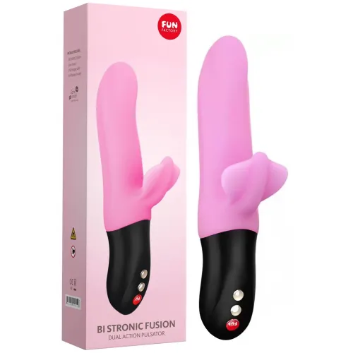 Фото Fun Factory, Германия Пульсатор Fun Factory со стимуляцией клитора Bi Stronic Fusion розовый