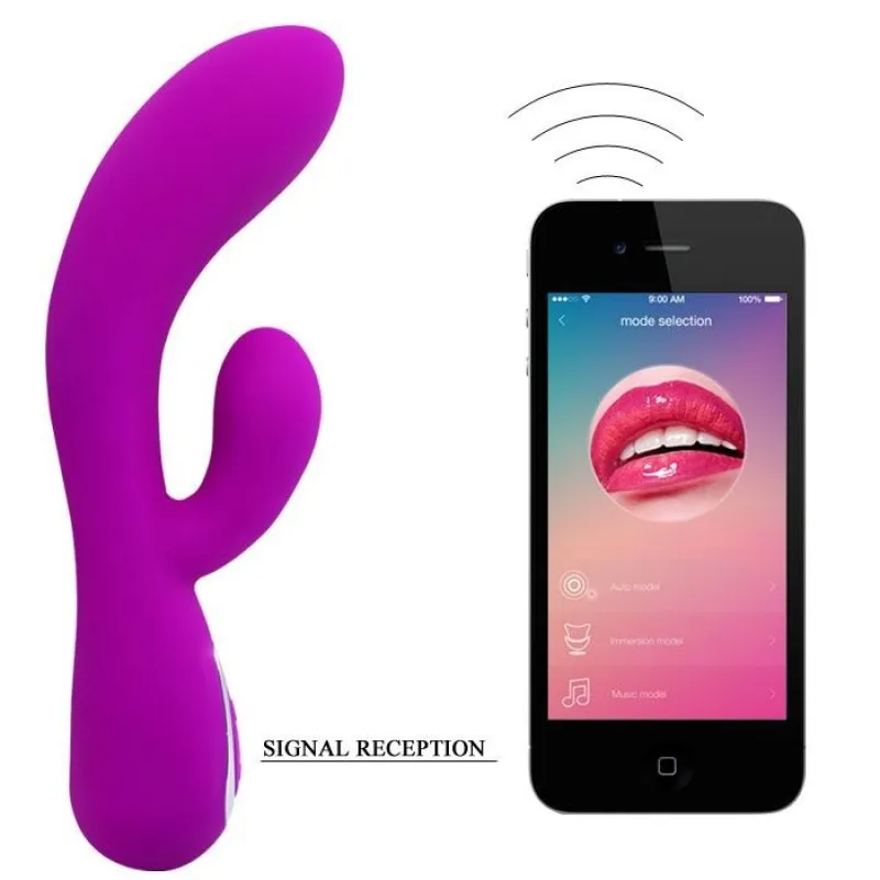 Изображение Pretty Love, Китай Перезаряжаемый вибратор Pretty Love Honey с Bluetooth-управлением