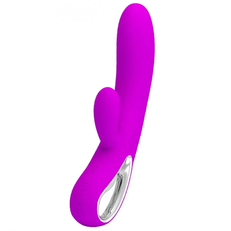 Изображение Pretty Love, Китай Перезаряжаемый вибратор Pretty Love Elmer с клиторальным стимулятором розовый