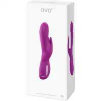 Ovo, Германия Вибратор Ovo K3 с клиторальным стимулятором фуксия — купить в Минске Фото Ovo, Германия Вибратор Ovo K3 с клиторальным стимулятором фуксия