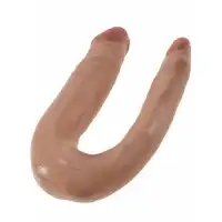 Фото PipeDream, США Двойной фаллос King Cock U-Shaped Small Double Trouble Tan