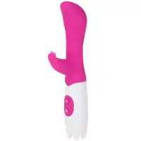 Изображение  Вибратор с клиторальным стимулятором G-Spot Dual Vibrating Stick