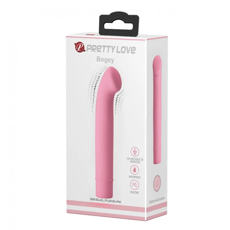 Фото Pretty Love, Китай Вибростимулятор для точки G Pretty Love Bogey нежно-розовый