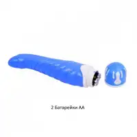 Фото Baile, Китай Рельефный вибратор The Realistic Cock синий