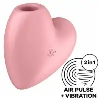 Изображение Satisfyer, Германия Вакуумно-волновой стимулятор с вибрацией Satisfyer Cutie Heart