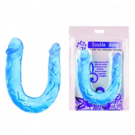 Двухголовый фаллоимитатор Double Dong розовый