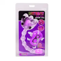 Изображение Baile, Китай Вибробабочка с отростком и анальным вибромассажером фиолетовая