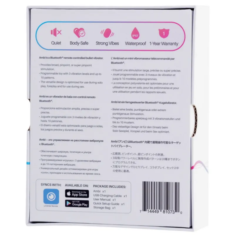 Изображение Lovense, США Смарт-вибропуля Lovense Ambi