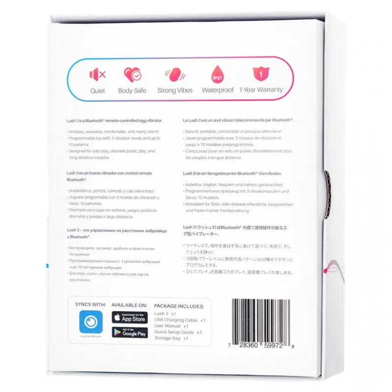 Изображение Lovense, США Lovense Lush 3.0 мощный смарт-вибростимулятор