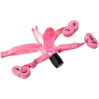 Изображение  Розовый клиторальный стимулятор в форме Зайца