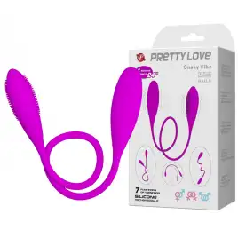 Оригинальный двойной вибростимулятор Pretty Love Snaky