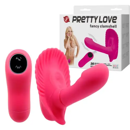 Изображение Pretty Love, Китай Вибростимулятор с дистанционным управлением Pretty Love Fancy Clamshell
