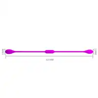 Фото Pretty Love, Китай Двойной вибростимулятор Pretty Love Lovers Whip с рельефом