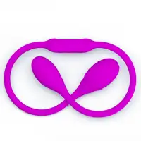 Фото Pretty Love, Китай Двойной вибростимулятор Pretty Love Lovers Whip с рельефом