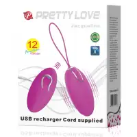 Изображение Pretty Love, Китай Перезаряжаемое виброяйцо Pretty Love Jacqueline с беспроводным управлением