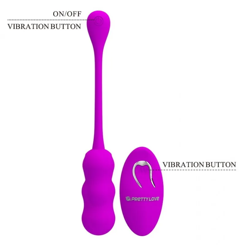 Фото Pretty Love, Китай Перезаряжаемое виброяйцо Pretty Love Leshy с беспроводным управлением