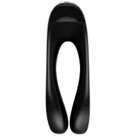 Фото Satisfyer, Германия Универсальный перезаряжаемый вибростимулятор Satisfyer Candy Cane черный