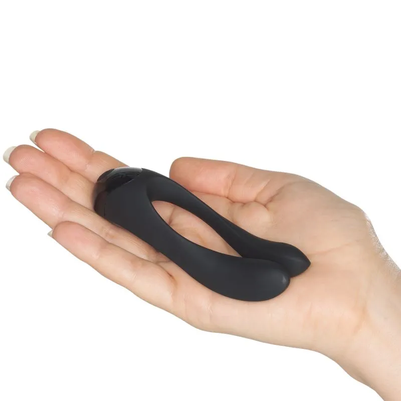 Фото Satisfyer, Германия Универсальный перезаряжаемый вибростимулятор Satisfyer Candy Cane черный