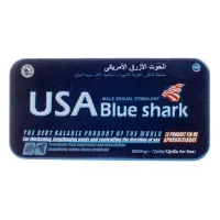 Фото  Мужская виагра Usa blue shark (акулий хрящ) 24 капсулы