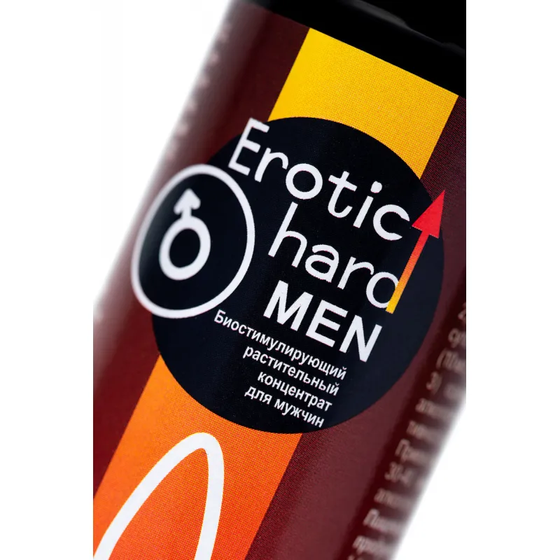 Фото Erotic Hard Биостимулирующий концентрат для мужчин Пуля Erotic Hard Man со вкусом виски-кола 100 мл