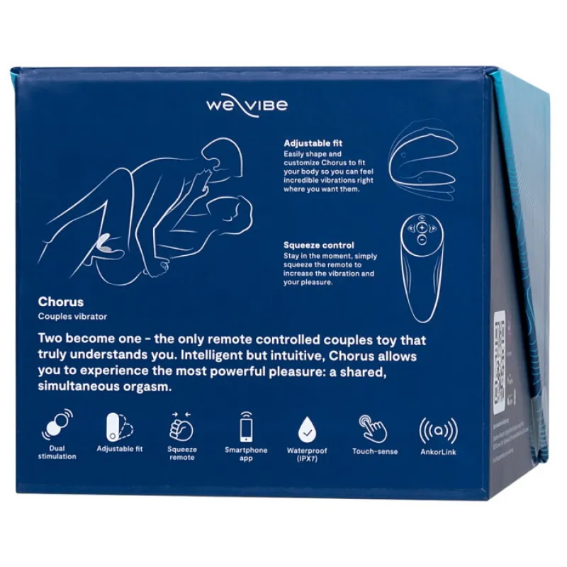Фото We-Vibe, Канада Смарт-вибратор для двоих We-Vibe Chorus синий