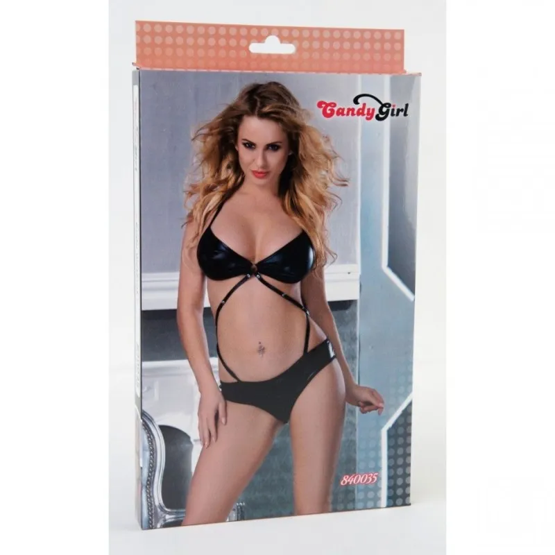 Изображение Candy Girl, Гонконг Боди с металлическими элементами черное OS