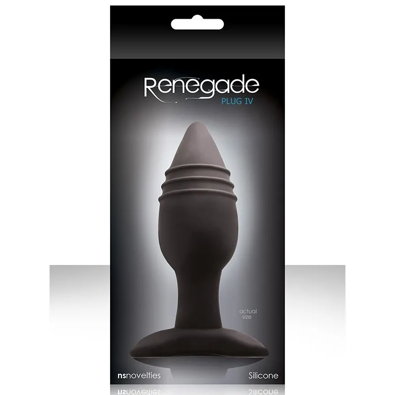 Изображение  Анальная пробка Renegade Plug 4 средняя черная